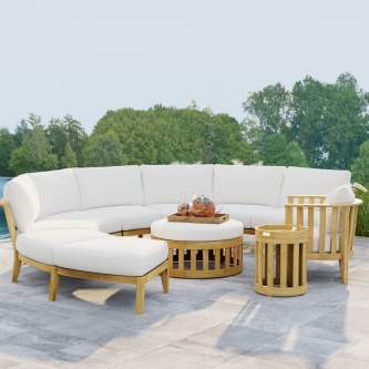 7 pc Kafelonia Lounge Sofa Set