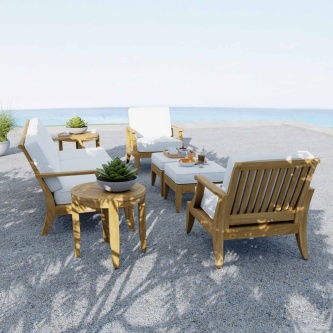 7 pc 84 inch Laguna Conversation Set