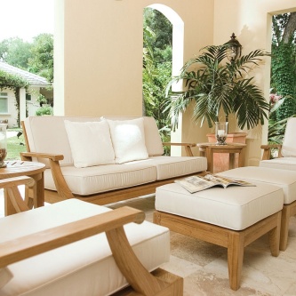 7 pc 58 inch Laguna Love Seat Set