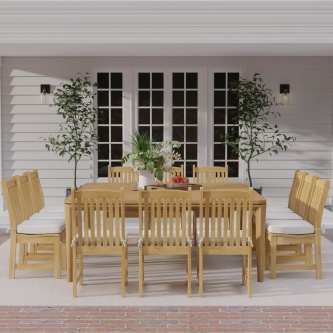 13 pc Veranda Teak Dining Set