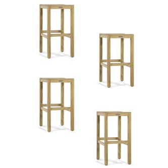 4 Somerset Backless Bar Stools