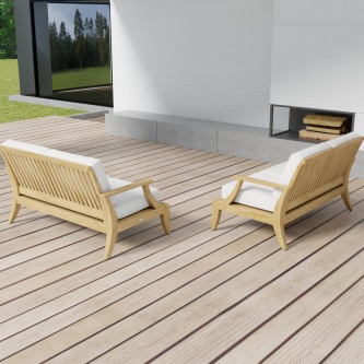 Laguna 57.5 inch Love Seat Set