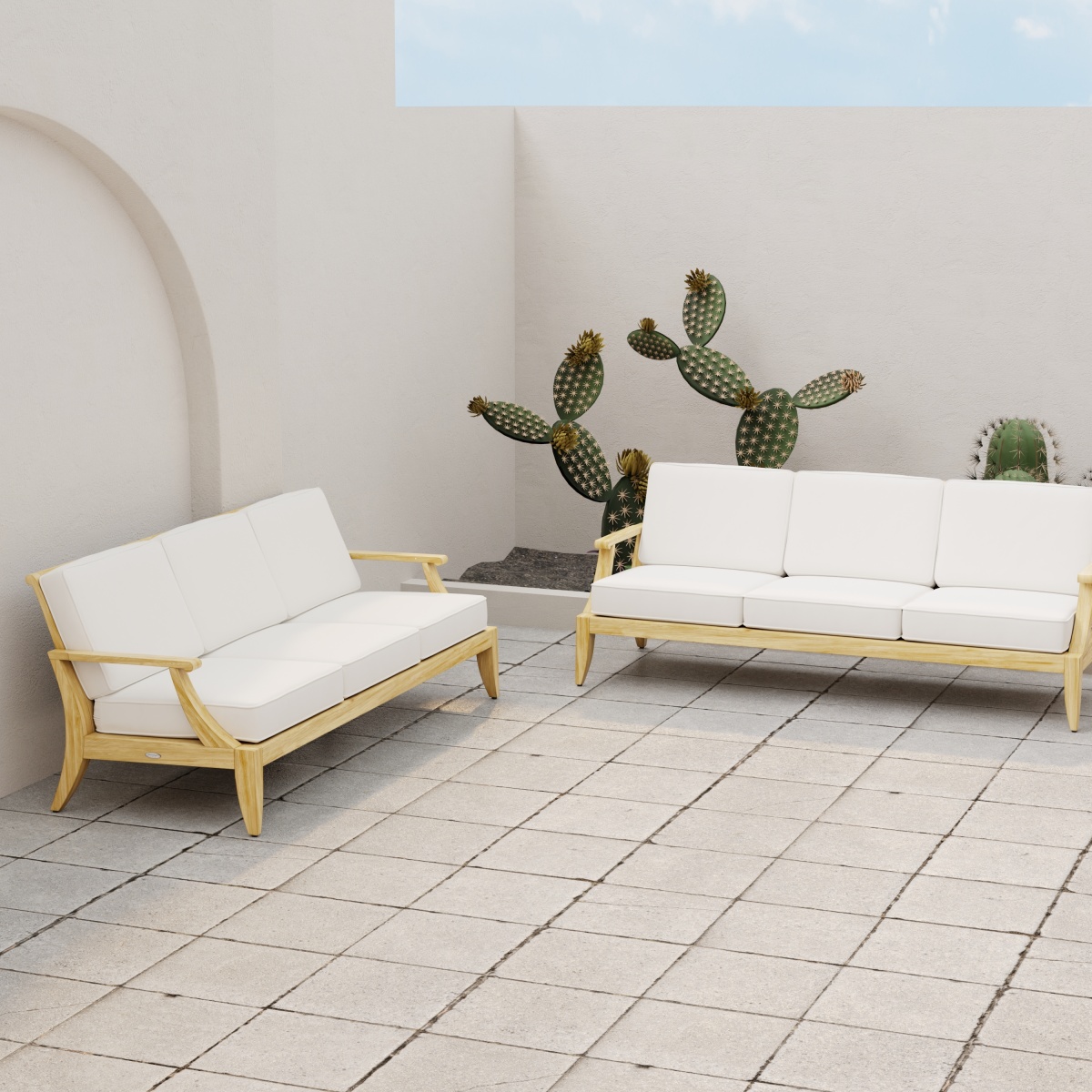 78.8 inch Laguna Teak Sofa Set