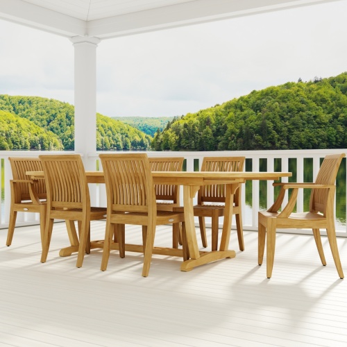 7 pc Montserrat Laguna Dining Set - Picture C