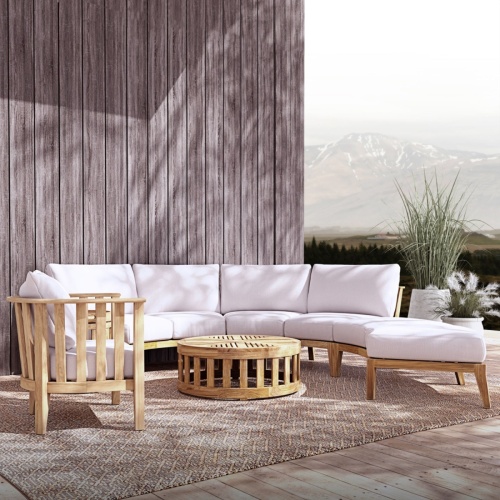 Kafelonia Round Sectional - Picture A