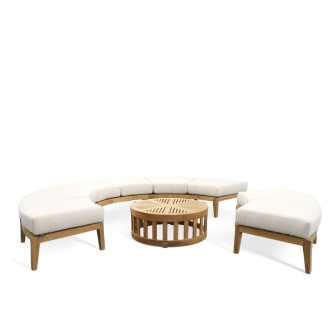 Kafelonia 5 pc Backless Sectional Set