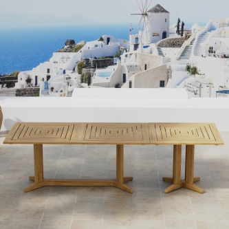 Pyramid Teak Table Set